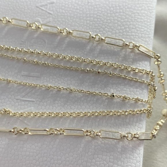 Kendra Scott Elisa Three-layer shell necklace collarbone chain Multi-layer - Picture 15 of 16